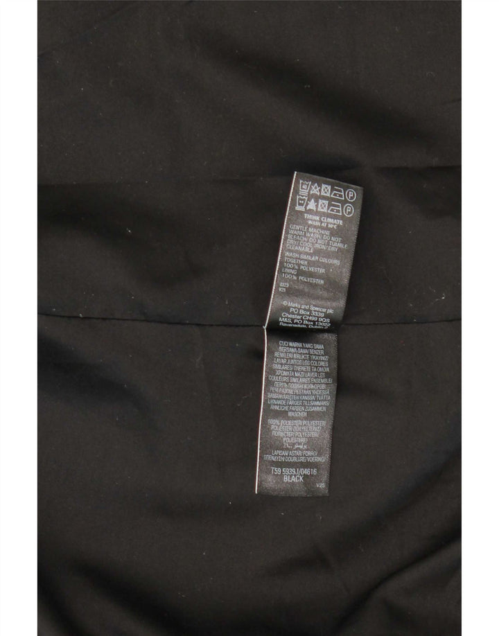 Marks & Spencer ženski sako jakna UK 12 srednji crni poliester