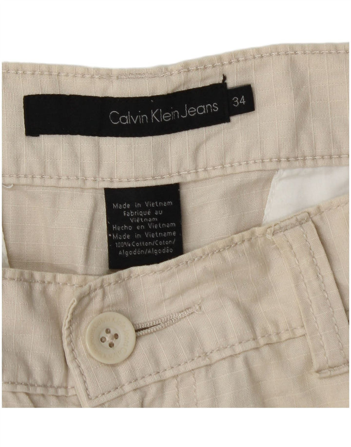 Calvin Klein muške kargo kratke hlače W34 veliki bež pamuk