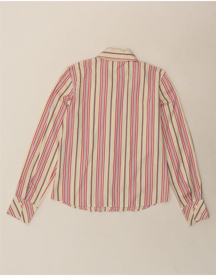 TOMMY HILFIGER Womens Shirt US 10 Large Multicoloured Striped Cotton Vintage Tommy Hilfiger and Second-Hand Tommy Hilfiger from Messina Hembry 