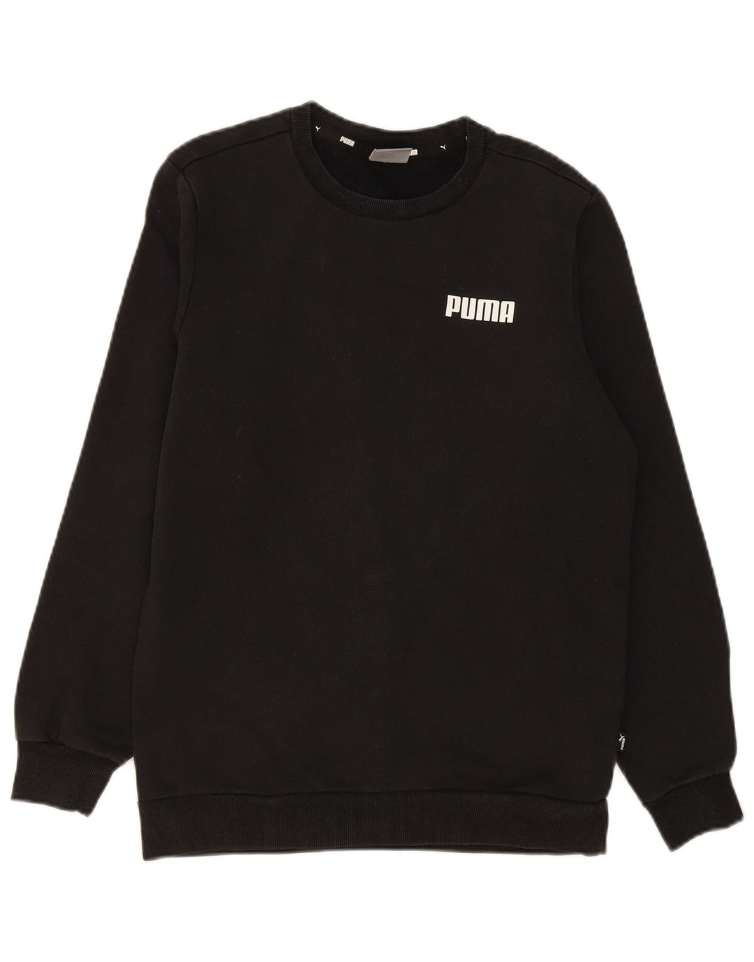 PUMA Mens Sweatshirt Jumper Small Black