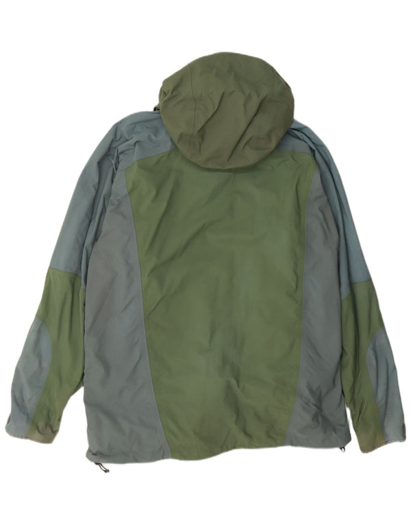 Berghaus muška kišna jakna s kapuljačom UK 40 Veliki zeleni najlon u boji