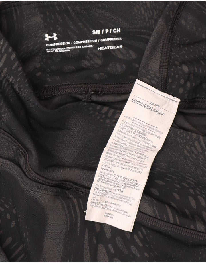 Under Armour Ženske kompresijske Capri tajice UK 10 Male crne geometrijske