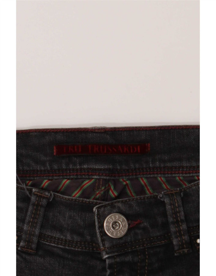 Trussardi muške ravne traperice W29 L32 sivi pamuk