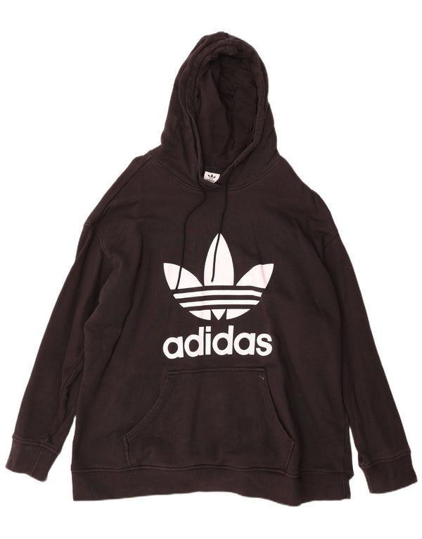 Adidas muška majica s kapuljačom s grafičkim motivima 2XL crni pamuk