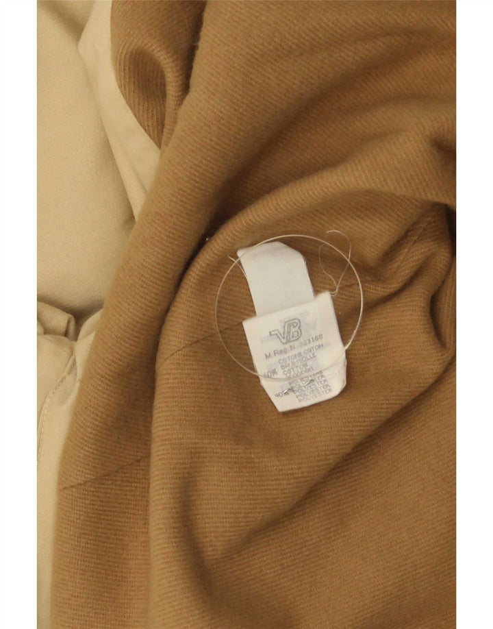 ELENA MIRO Ženski preveliki kaput UK 16 Large Beige Cotton