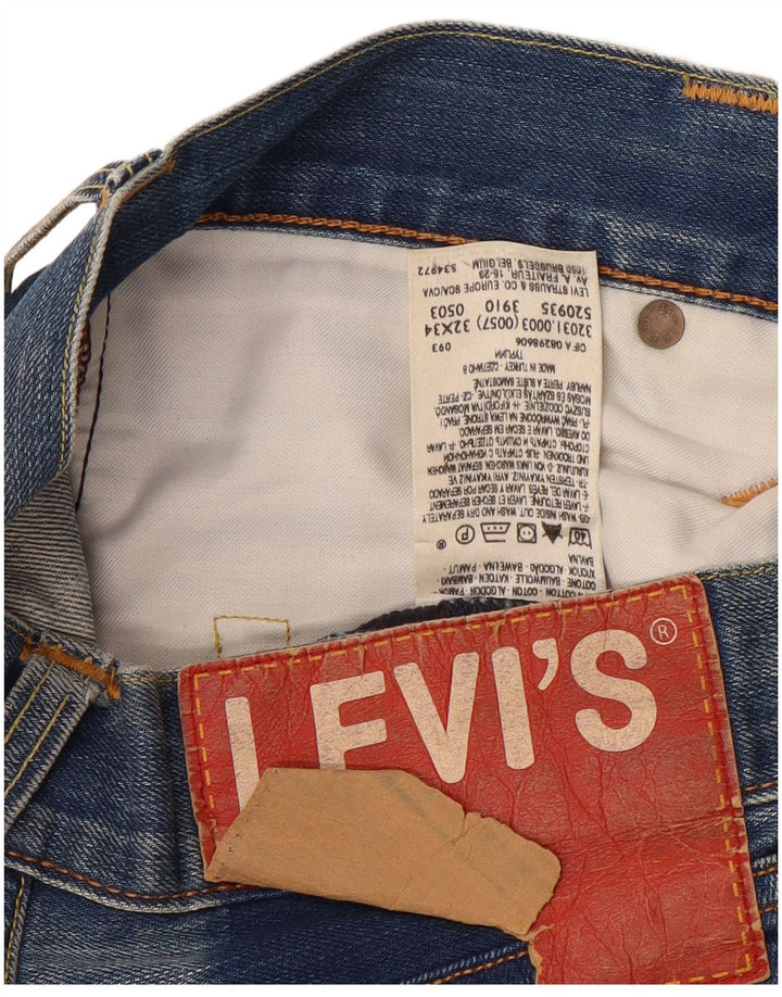 Levi's muške uske traperice W32 L34 plavi pamuk