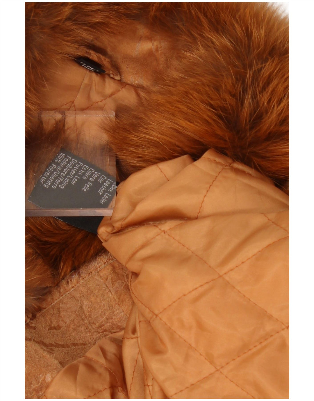 Vintage ženski kaput od antilop kože jedne veličine 3/4 rukava, smeđa koža