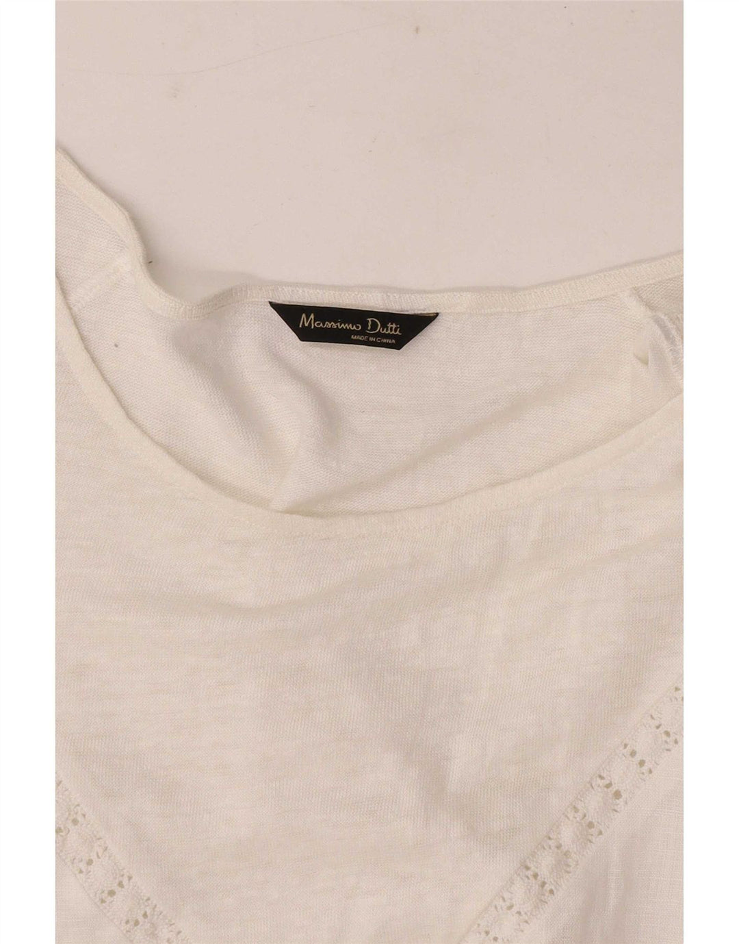 Massimo Dutti gornji dio ženske bluze UK 12 srednje bijele boje