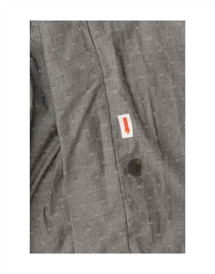 MARKS & SPENCER Mens Chino Shorts W38 XL Grey Spotted Cotton Vintage Marks & Spencer and Second-Hand Marks & Spencer from Messina Hembry 