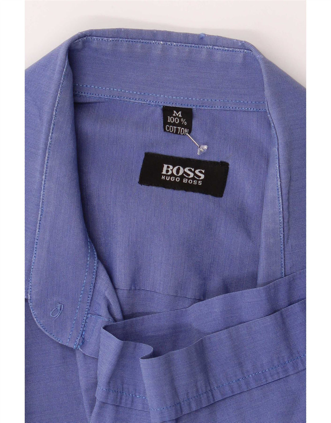 Hugo Boss muška srednje plava pamučna majica kratkih rukava standardnog kroja