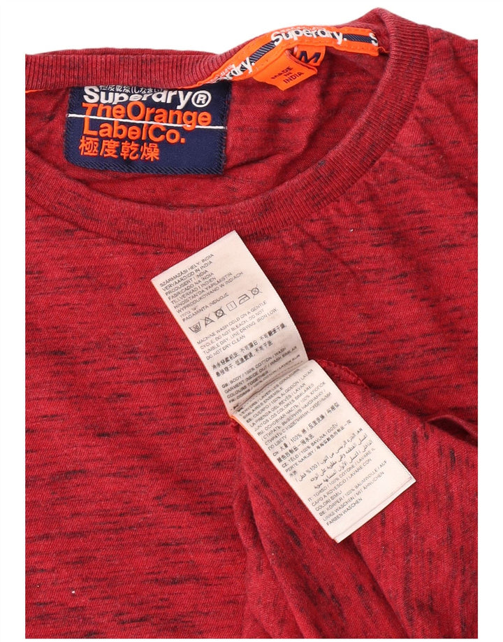 Superdry muška majica kratkih rukava Srednje crveni flekasti pamuk