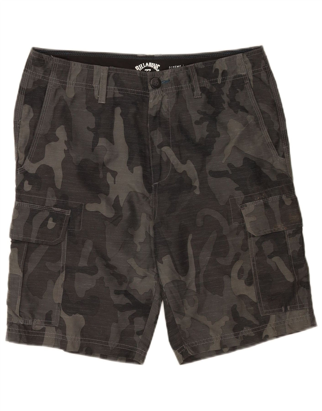 Billabong muške kargo kratke hlače W32 srednje sive kamuflažne boje