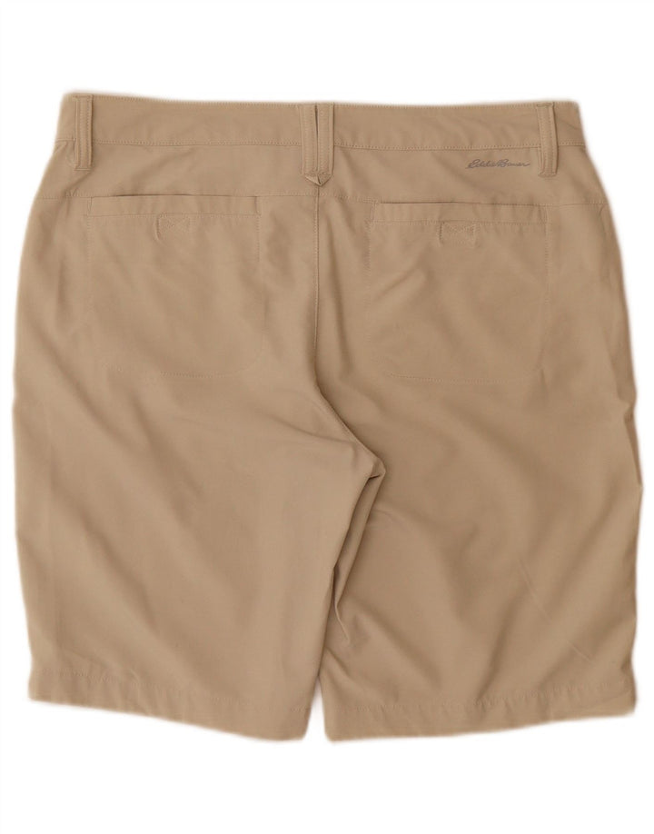 Eddie Bauer Ženske ležerne kratke hlače US 10 Large W32 Bež poliester