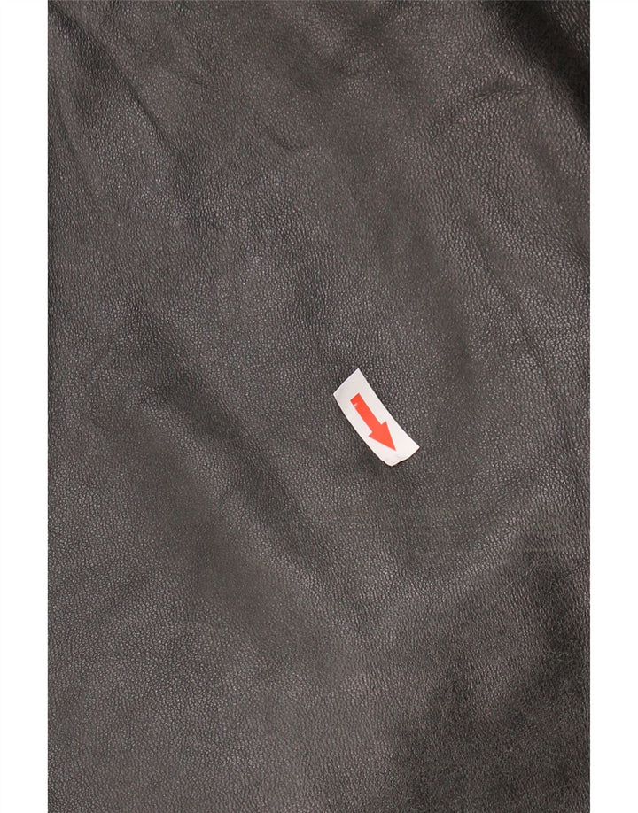 VINTAGE muška kožna jakna UK 42 XL crna koža