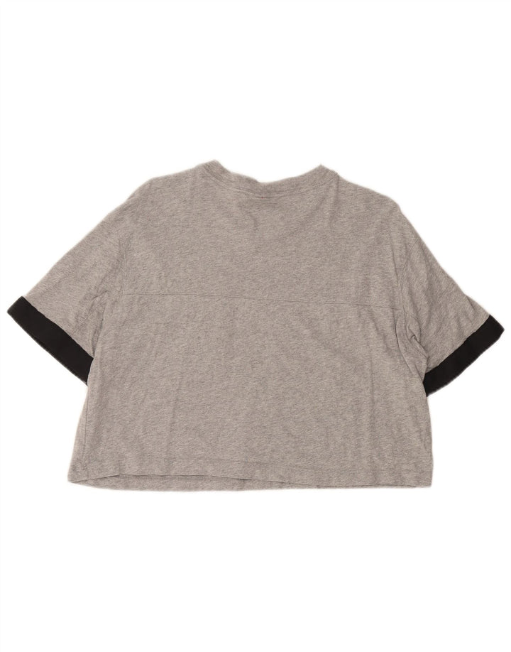 NIKE ženska majica kratkih rukava s grafičkim motivima UK 14 srednje siva, pamuk