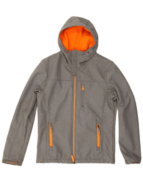 Superdry Mens Windtrekker Graphic Windbreaker jakna UK 38 srednje siva