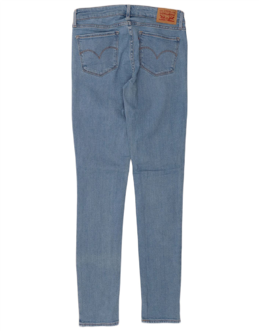 LEVI'S ženske 711 uske traperice W26 L30 plavi pamuk