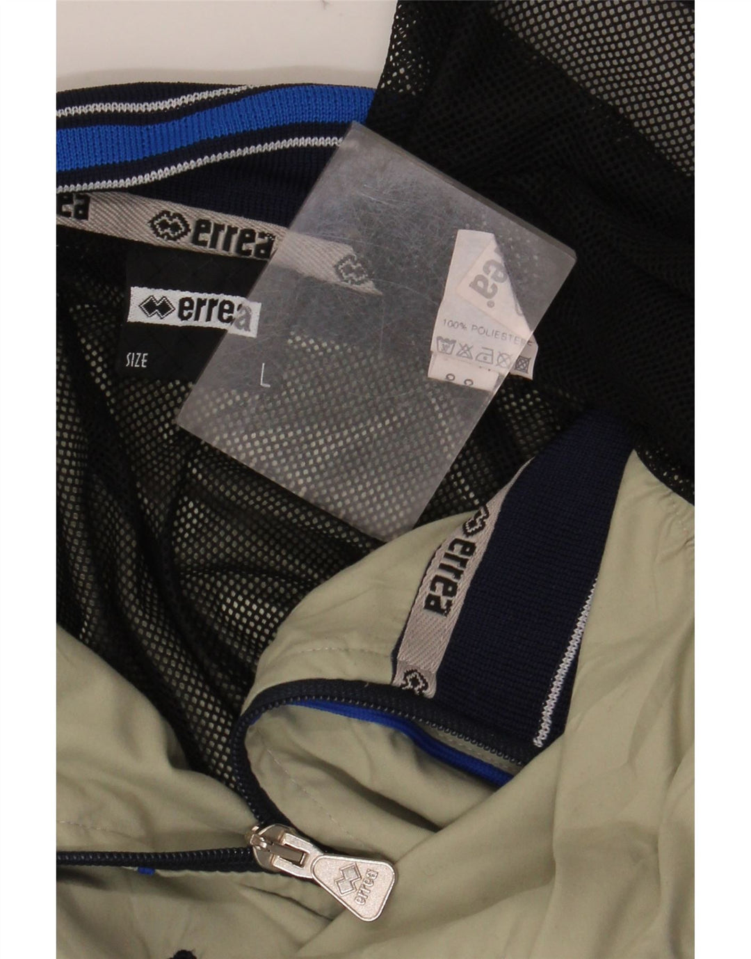 ERREA muška trenirka s grafičkim motivima, velika jakna od poliestera u blokovima zelene boje