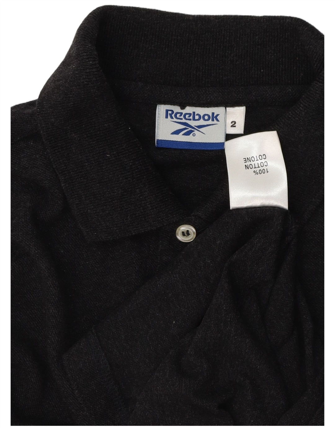 REEBOK muška polo majica srednje sivi pamuk