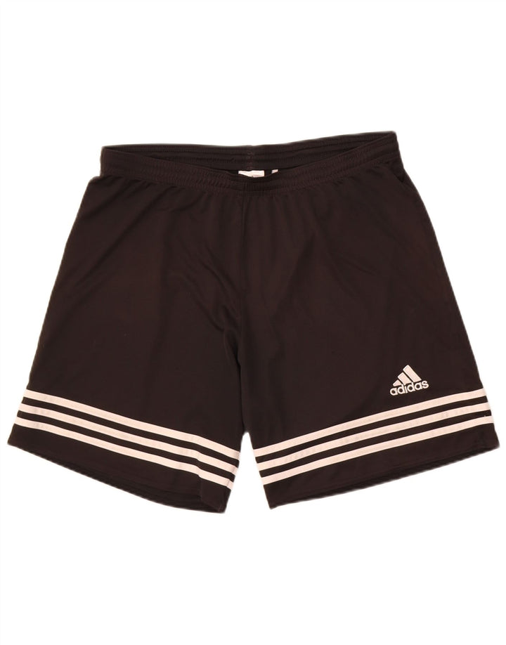 Adidas muške sportske kratke hlače Climalite, veliki crni poliester