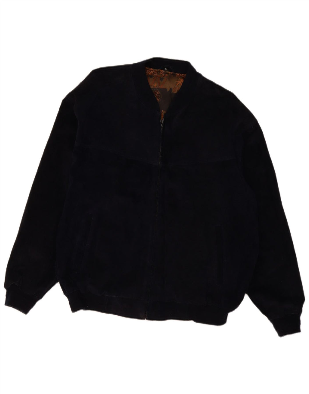 VINTAGE muška bomber jakna od brušene kože IT 54 2XL tamnoplava koža