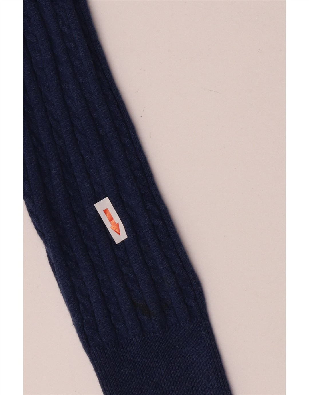 Massimo Dutti ženski džemper sa šal izrezom UK 18 XL plavi pamuk