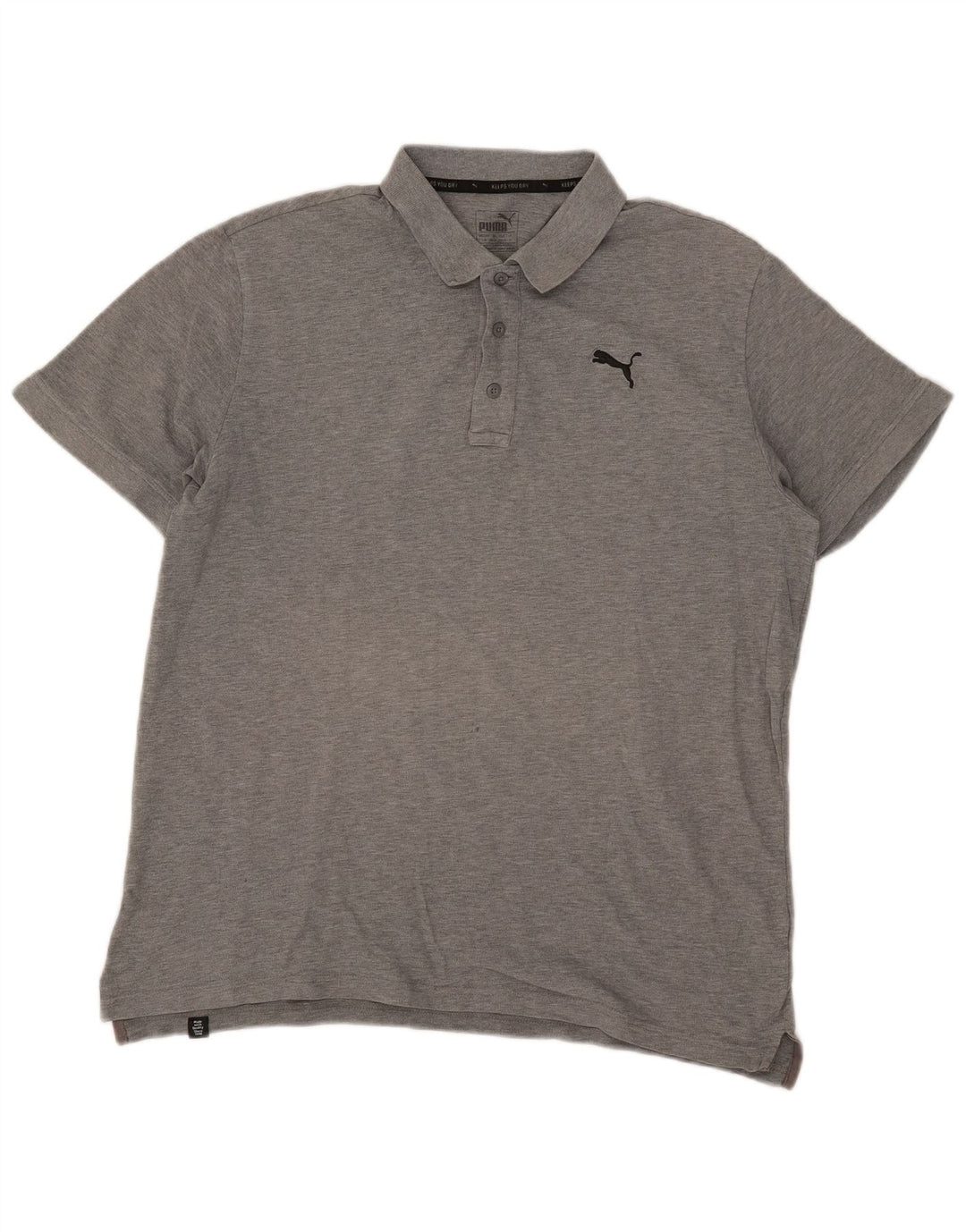 Puma muška polo majica Large Grey Cotton