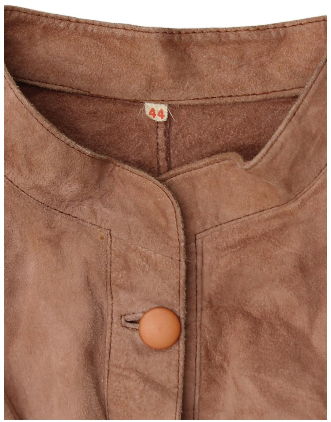 VINTAGE ženska košulja od brušene kože EU 44 XL smeđa