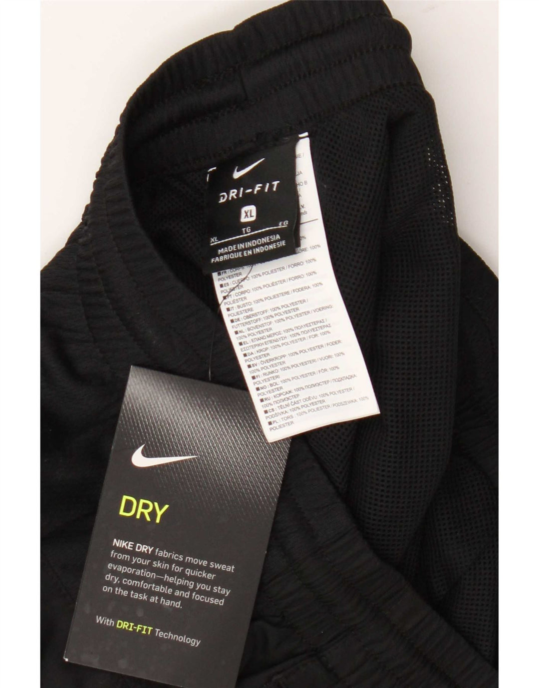 Nike Dri Fit Trenirka Hlače Joggers XL crni poliester