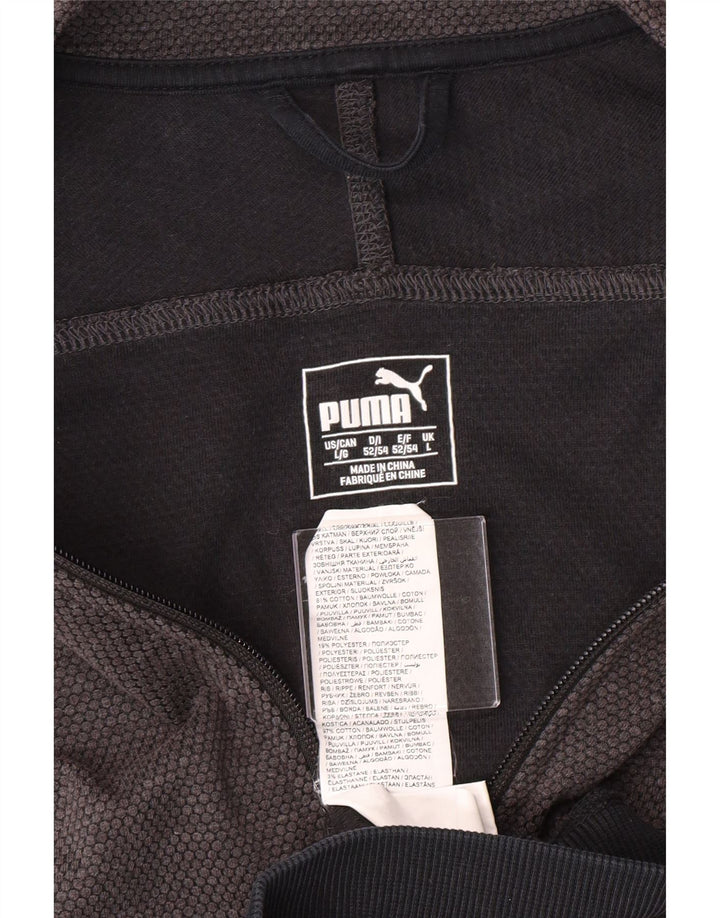 Puma muška gornja jakna trenirke Large Grey Cotton