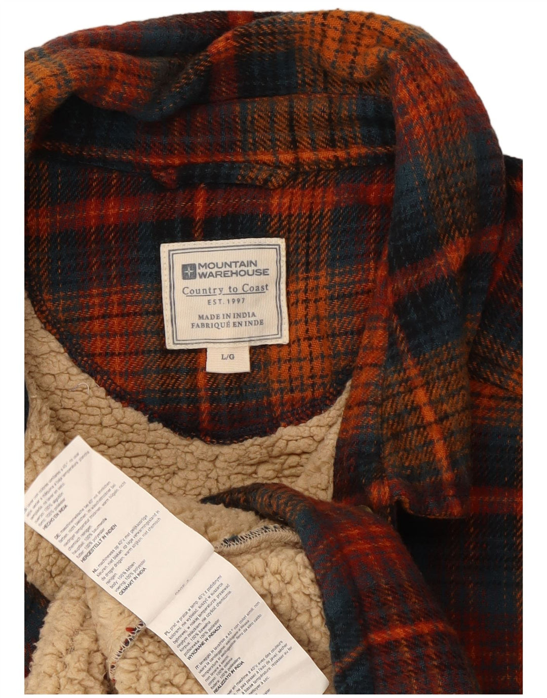 Mountain Warehouse Muška košulja od flanela Lumberjack, veliki šareni karo