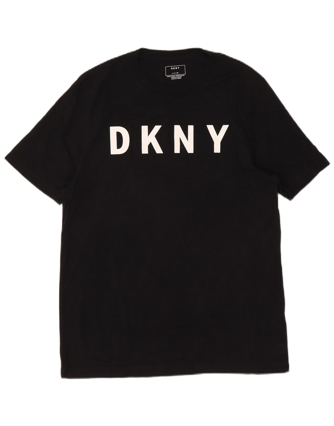 Dkny muška majica kratkih rukava s grafičkim motivima, mali crni pamuk