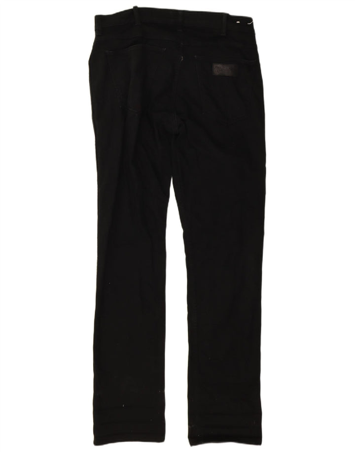 Wrangler muške uske traperice W32 L34 crni pamuk