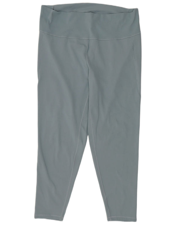 Adidas ženske kratke tajice UK 24/26 2XL W36 L25 plavi poliester