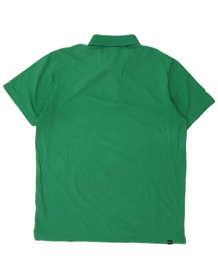 PUMA muška polo majica XL zeleni pamuk