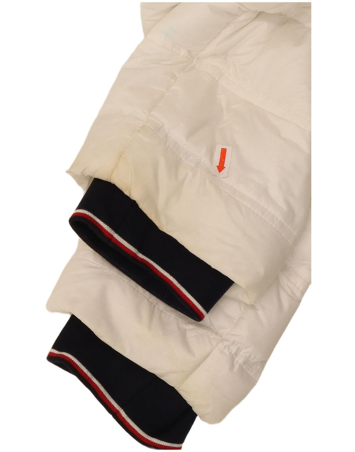 TOMMY HILFIGER Ženska podstavljena jakna UK 16 Veliki bijeli poliamid