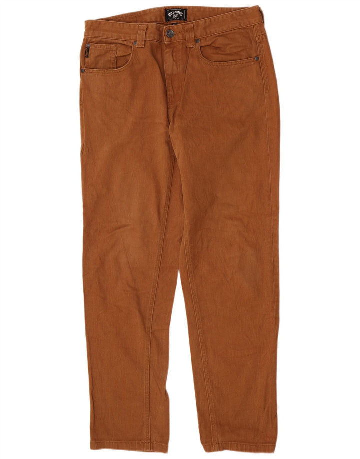 Billabong muške obične ravne traperice W32 L31 smeđi pamuk