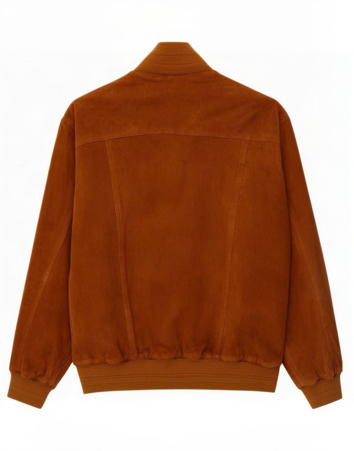 Vintage muška bomber jakna od brušene kože IT 50 Large Brown