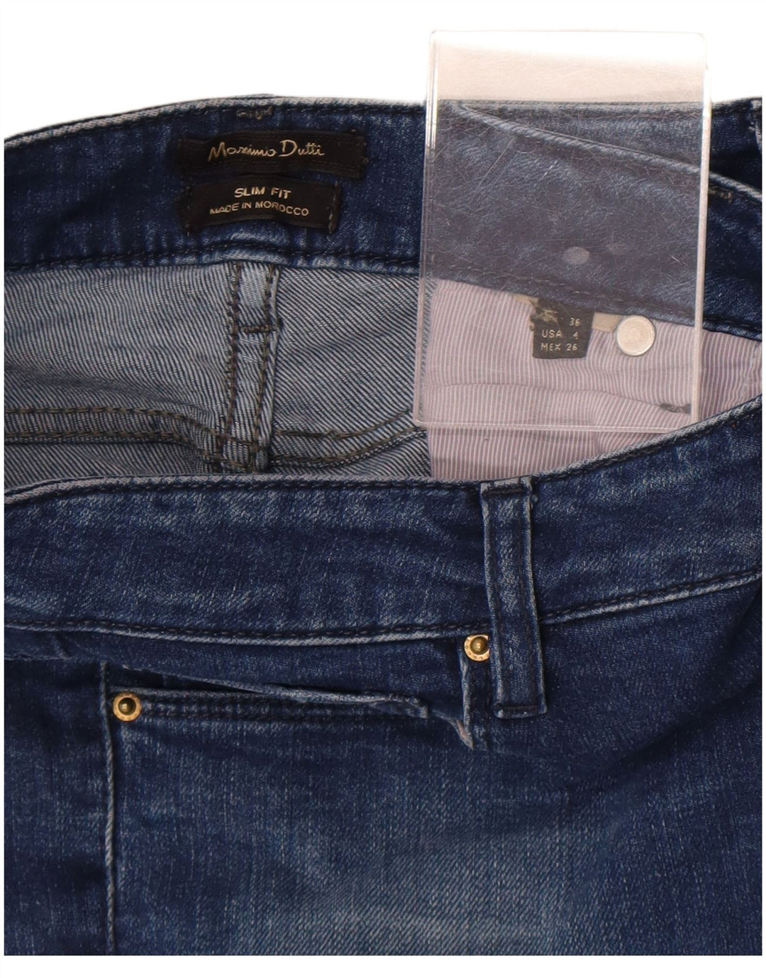 Massimo Dutti Ženske uske traperice EU 36 XS W26 L30 Plave