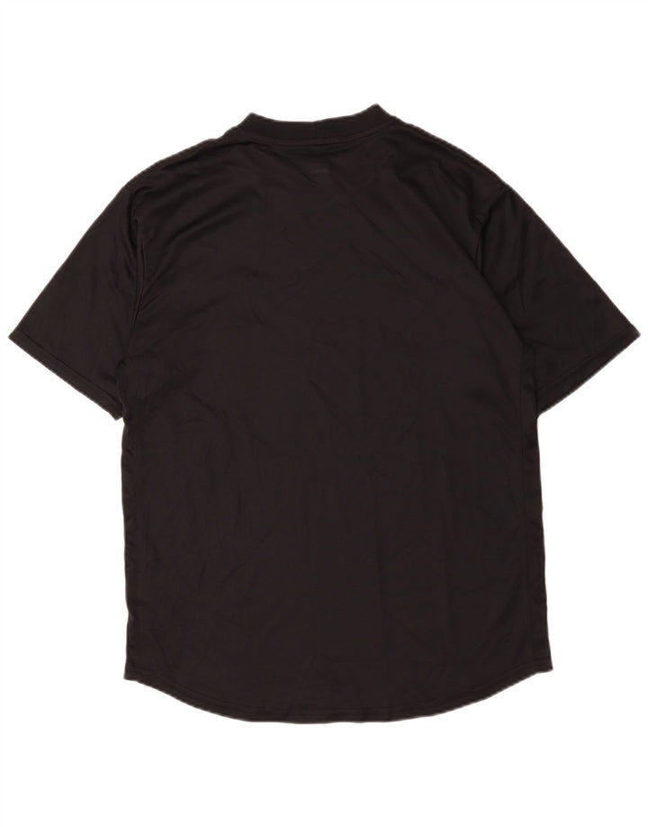 Nike Dri Fit majica kratkih rukava srednji crni poliester