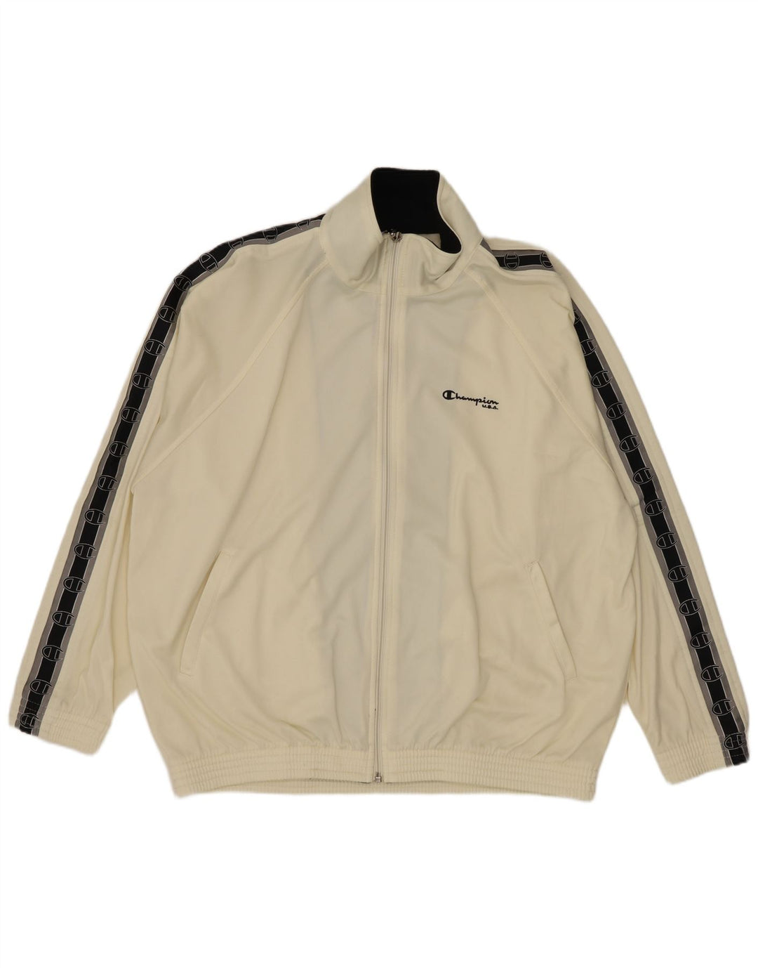 Champion muška gornja jakna trenirke Graphic Large Off White Colourblock