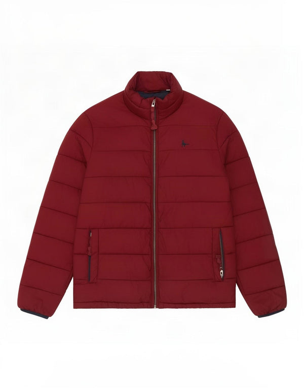 Jack Wills muška široka podstavljena jakna UK 34 XS bordo poliamid