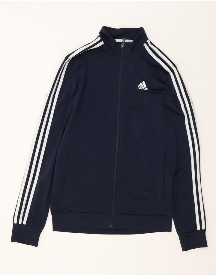 Adidas muška trenirka mala jakna od tamnoplavog poliestera