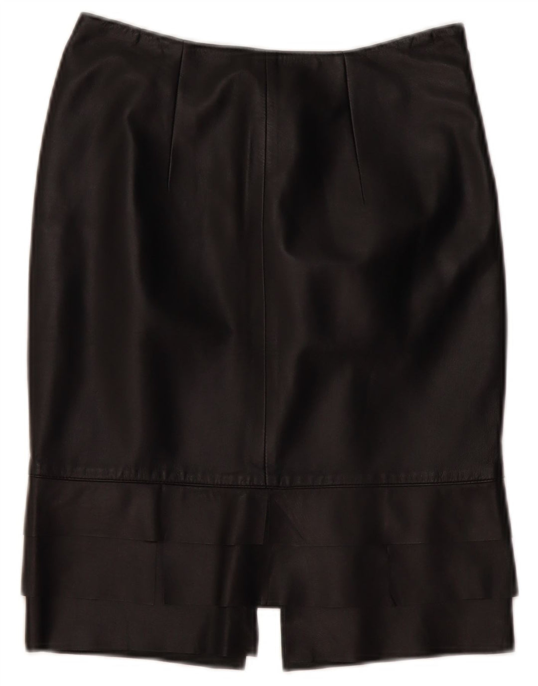 ROBERTA SCARPA Ženska suknja visokog struka US 6 srednje veličine W26 crna koža