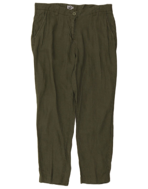 Dack's ženske sužene chino hlače IT 46 Large W32 L26 Green Lan