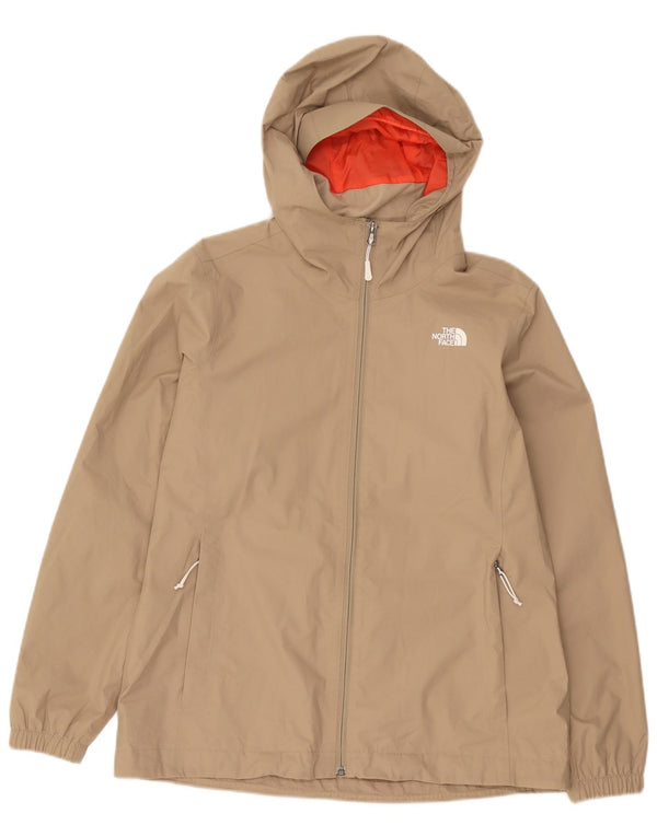 The North Face ženska kišna jakna s kapuljačom UK 14 veliki bež poliester