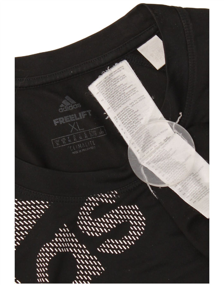 Adidas muška majica kratkih rukava Climalite Graphic XL crni poliester