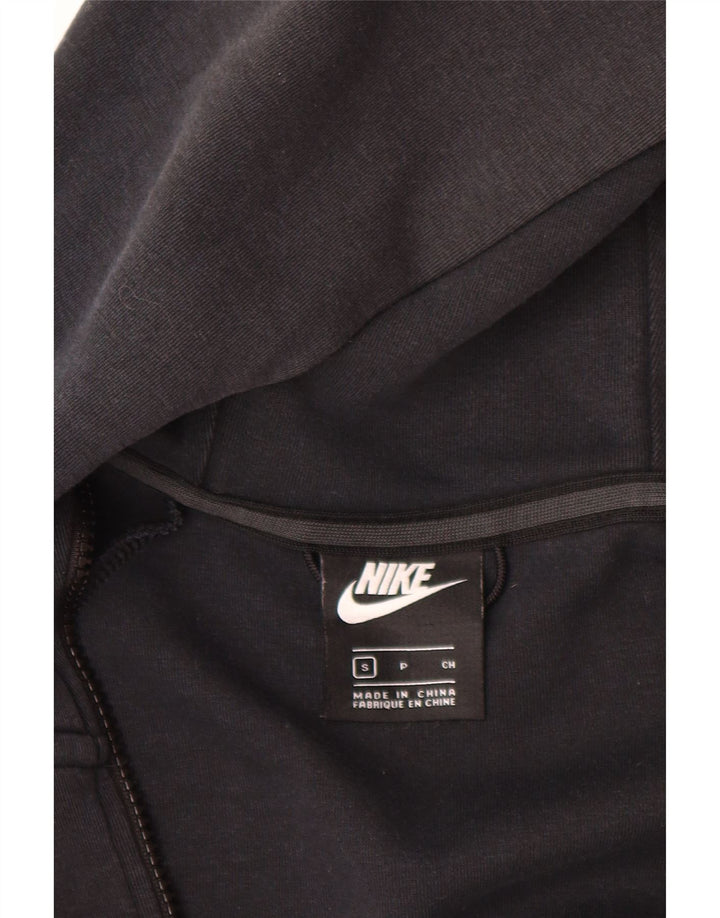 Nike muški pulover s kapuljačom na patentni zatvarač mali crni