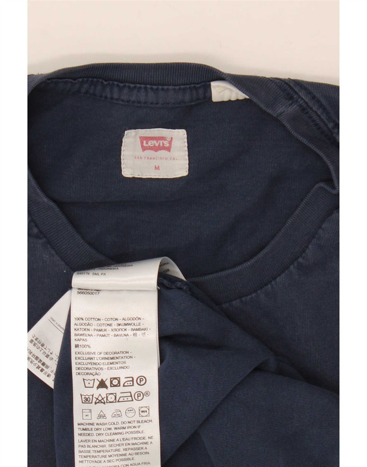 Levi's muška majica kratkih rukava srednje tamnoplavi pamuk