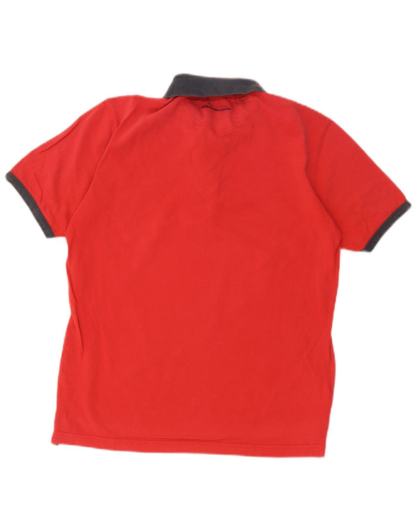 Sergio Tacchini muška polo majica IT 52 Veliki crveni pamuk u blokovima boja